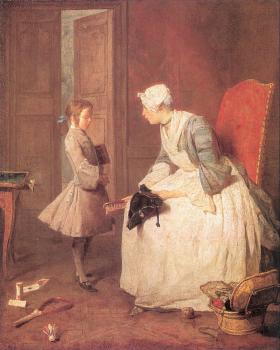 Jean Baptiste Simeon Chardin : The Governess